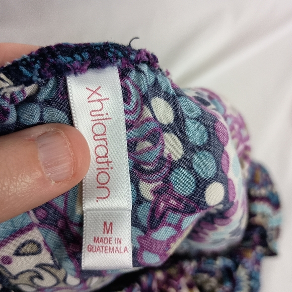 2/$30 Xhilaration Colorful Barbiecore Vibrant Blue and Purple Dress (#796) - Picture 2 of 7